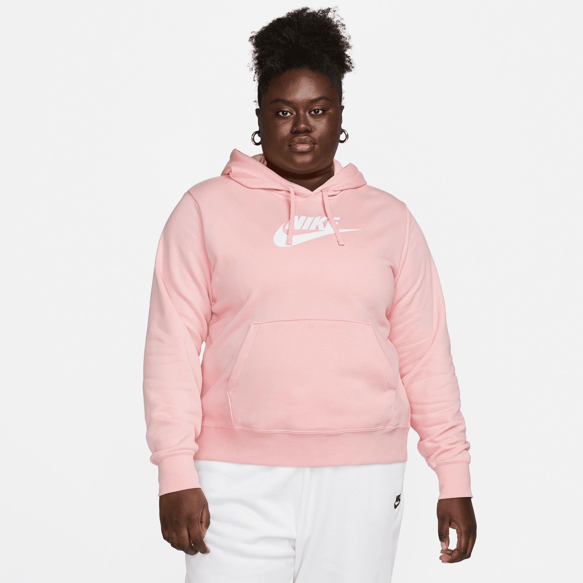 Nike Sportswear Kapuzensweatshirt Club Fleece Women's Pullover Hoodie (Plus Size)