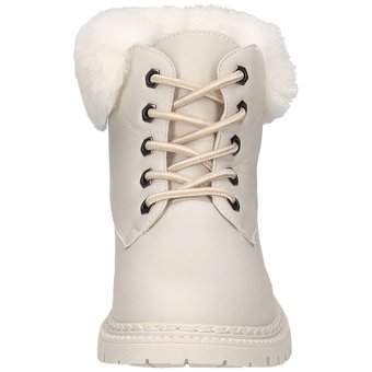 Puccetti Schnür Boots in weiß