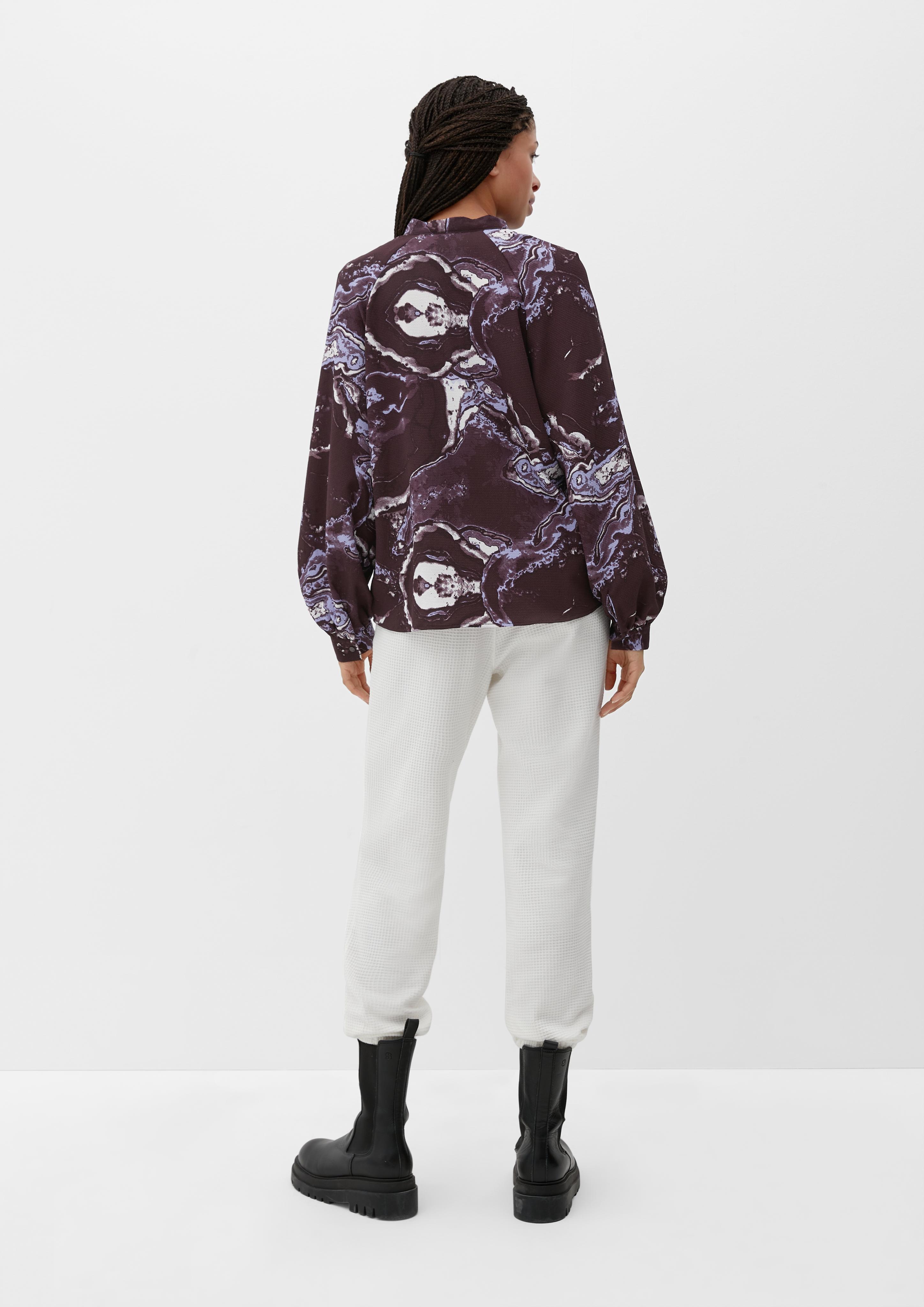 Bluse mit Lochstickerei  2120017-49A0