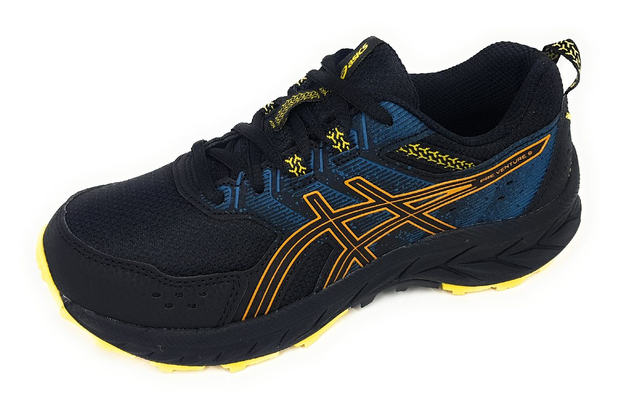 Asics Per Venture 9 GS 1014A276-001 Schwarz 001 black/ sandstorm
