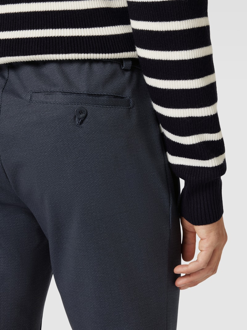 Jogpants mit Viskose-Anteil Modell 'PHIL' in dunkelblau