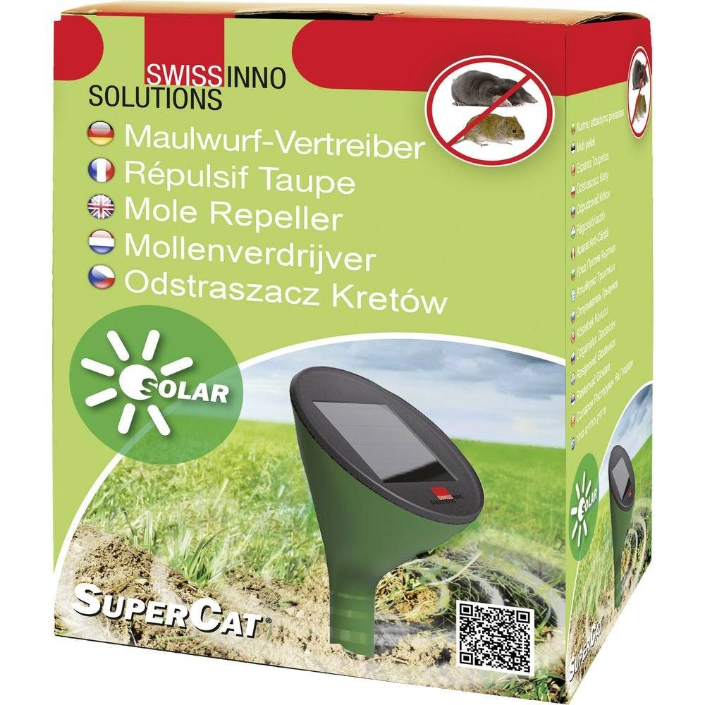 Swissinno Ultraschall-Tierabwehr Solar Wü SuperCat