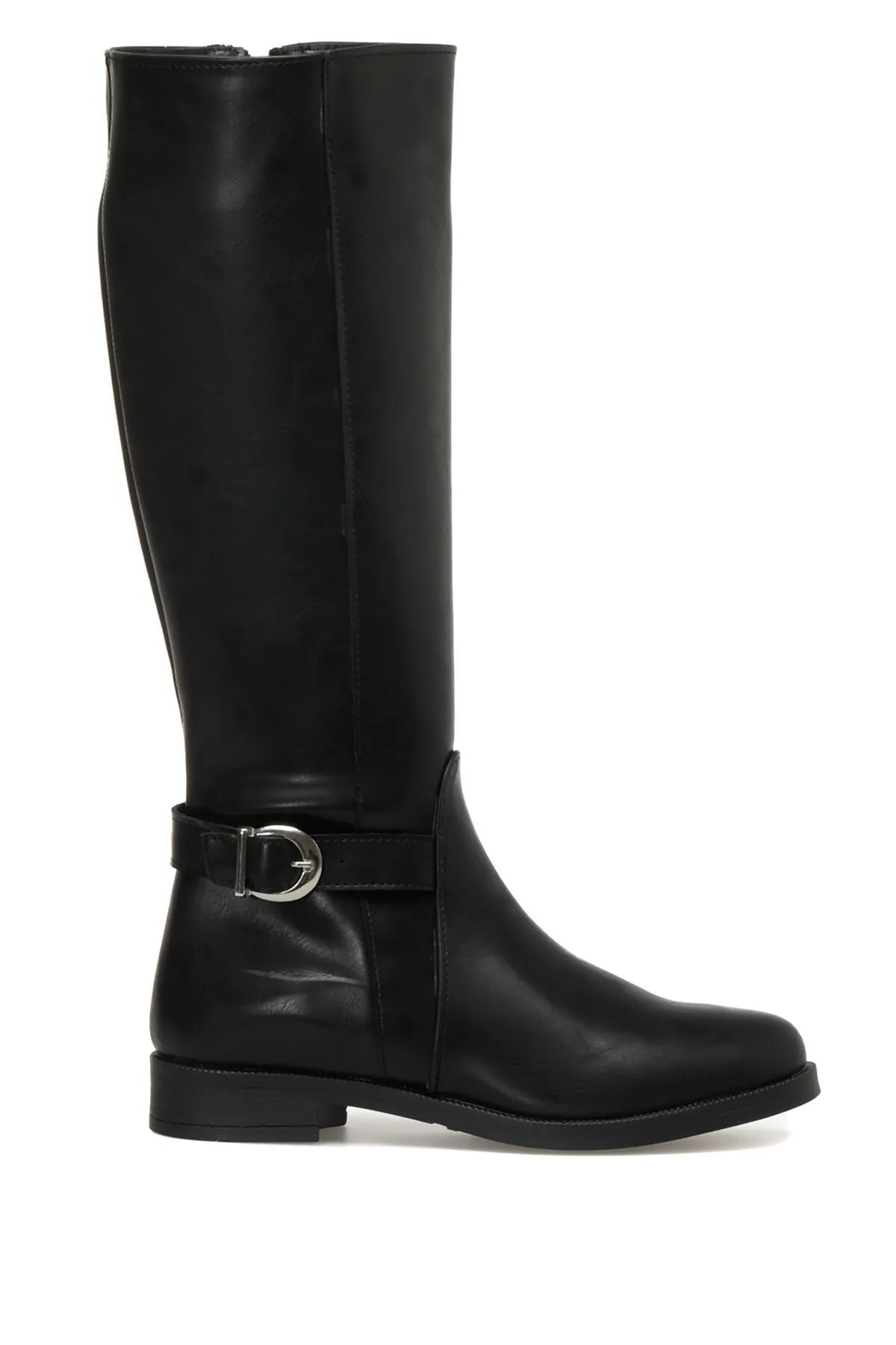 Polaris  320237.z 2pr Schwarze flache Stiefel für Damen