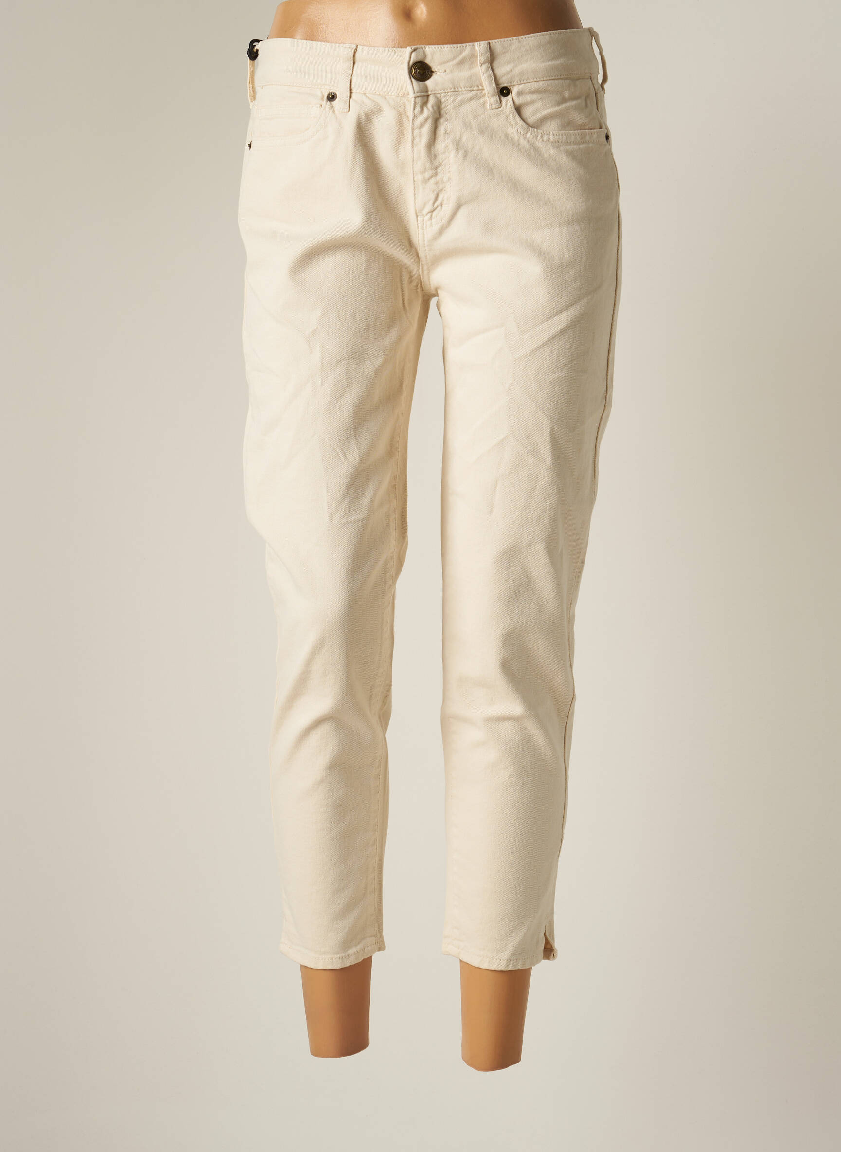 Five Jeans Coupe Slim Femme couleur beige