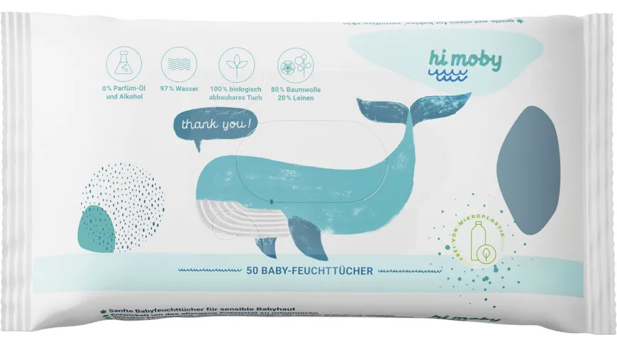 hi moby Feuchttücher Baby