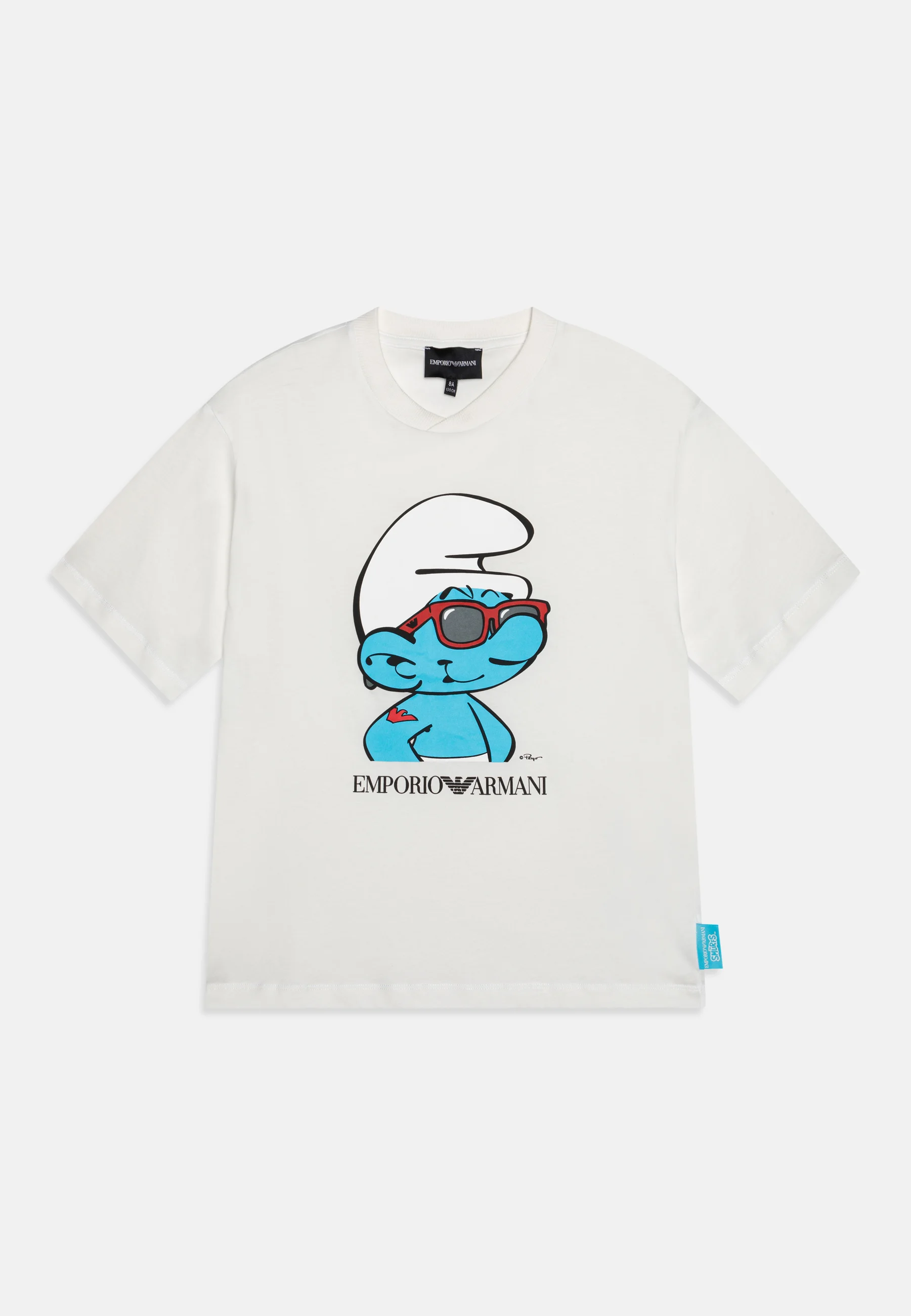 Emporio Armani SMURFS UNISEX - Camiseta con estampado