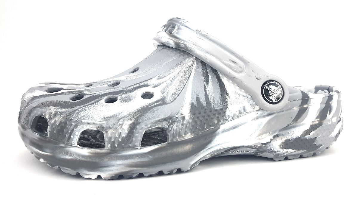 Crocs Marbled Clog 206867 Grau OES Light Grey