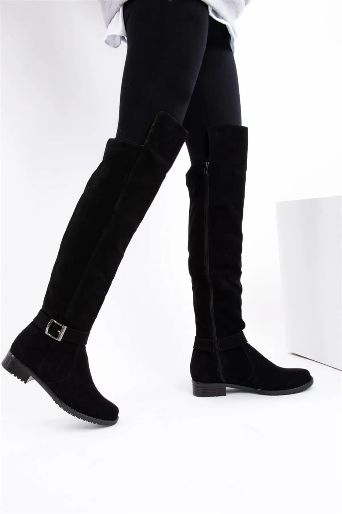 Fox Shoes  Schwarze Damenstiefel E726561802