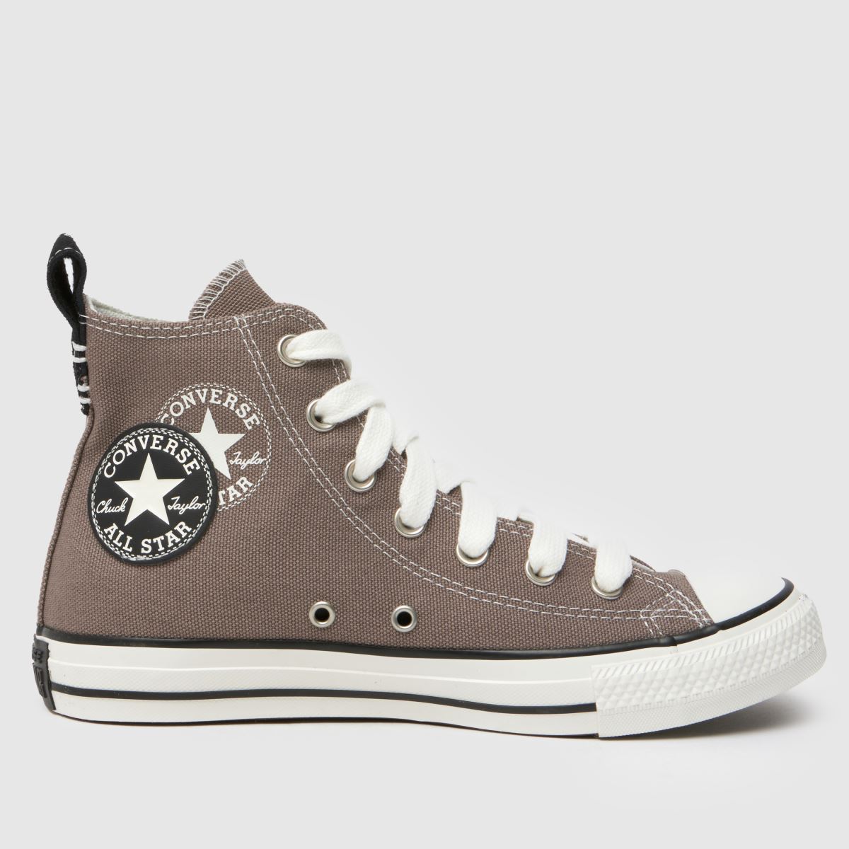 Converse All Star Hi cipők szürke színben