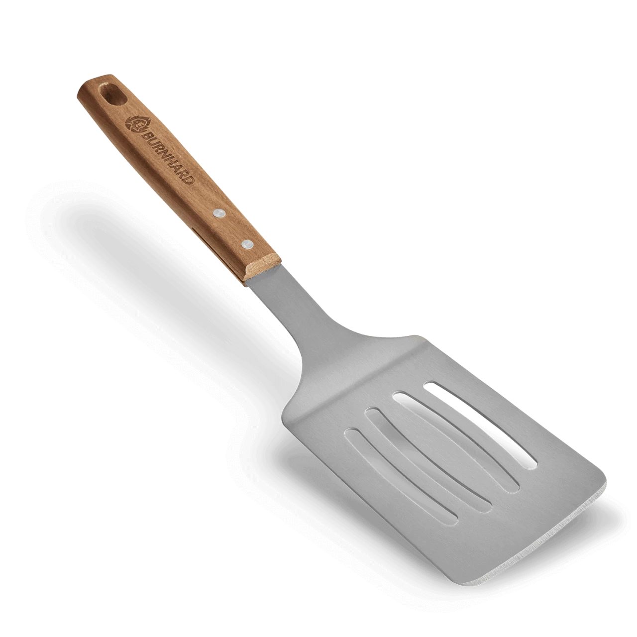 BURNHARD Grillbesteck-Set, (4 tlg), Grillzange, Grillwender, Grillgabel, Grillbürste