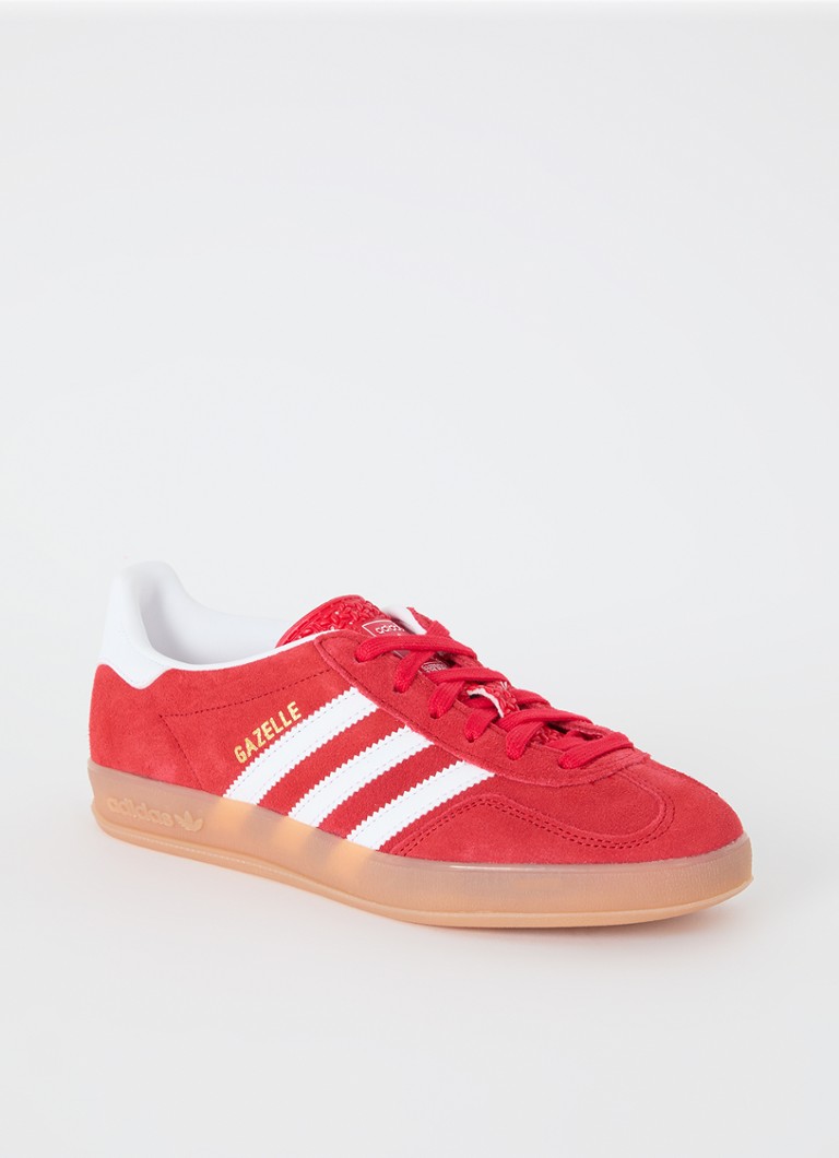 Baskets d'intérieur Adidas Gazelle en daim avec détails en cuir