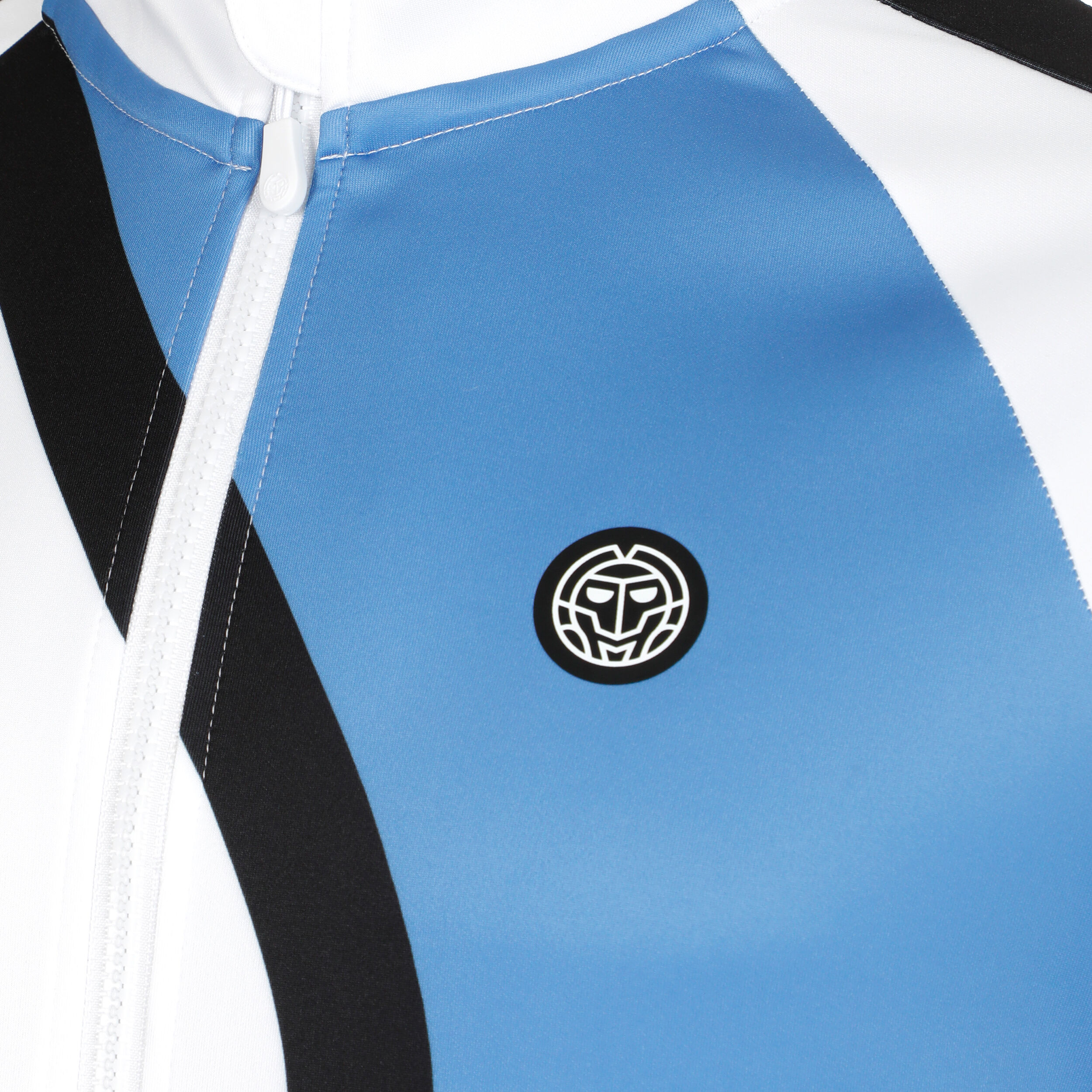 Swing Styles Printed Trainingsjacke Herren - Weiß, Blau