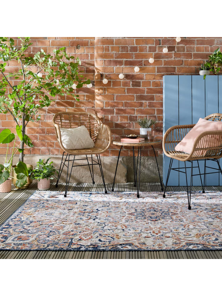 KADIMA DESIGN Farbenprächtiger, robust UV-beständiger Terrassenteppich günstig kaufen