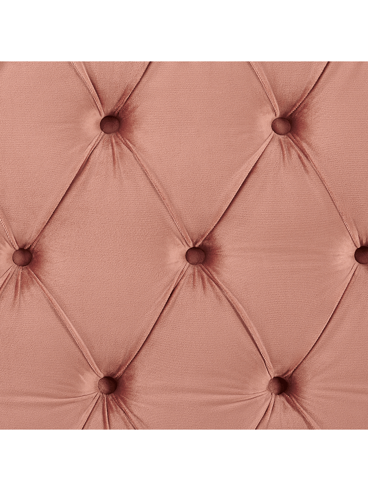 Beliani Doppelbett AYETTE in Rosa - (W) 205 x (H) 154 x (L) 215 cm günstig kaufen onesize
