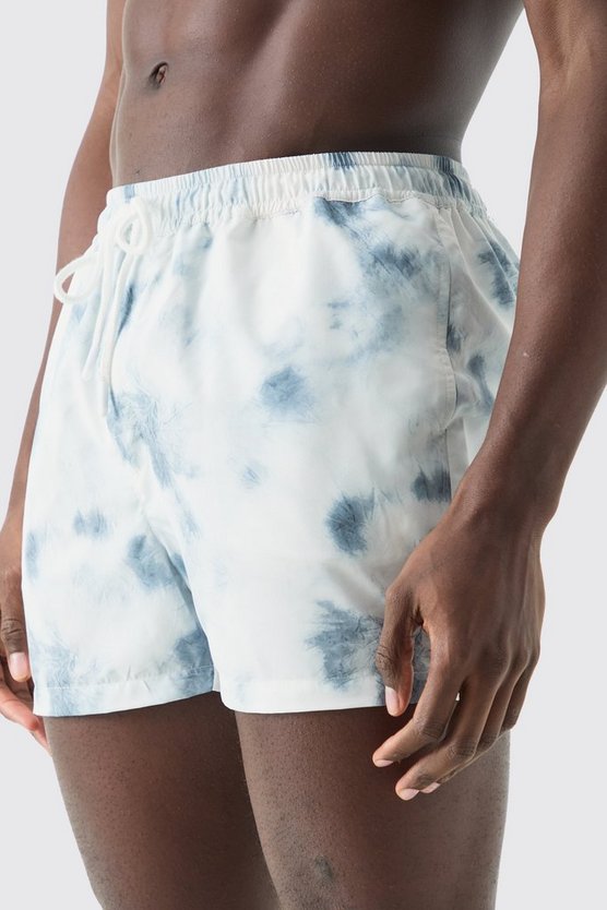 Short Length Tie Dye Swim Short