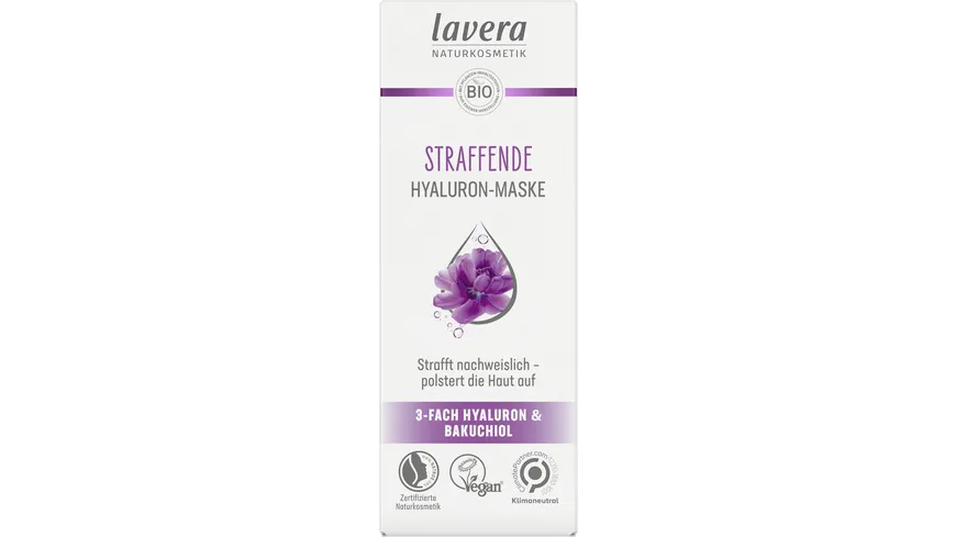 lavera Straffende Hyaluron-Maske 50 ml