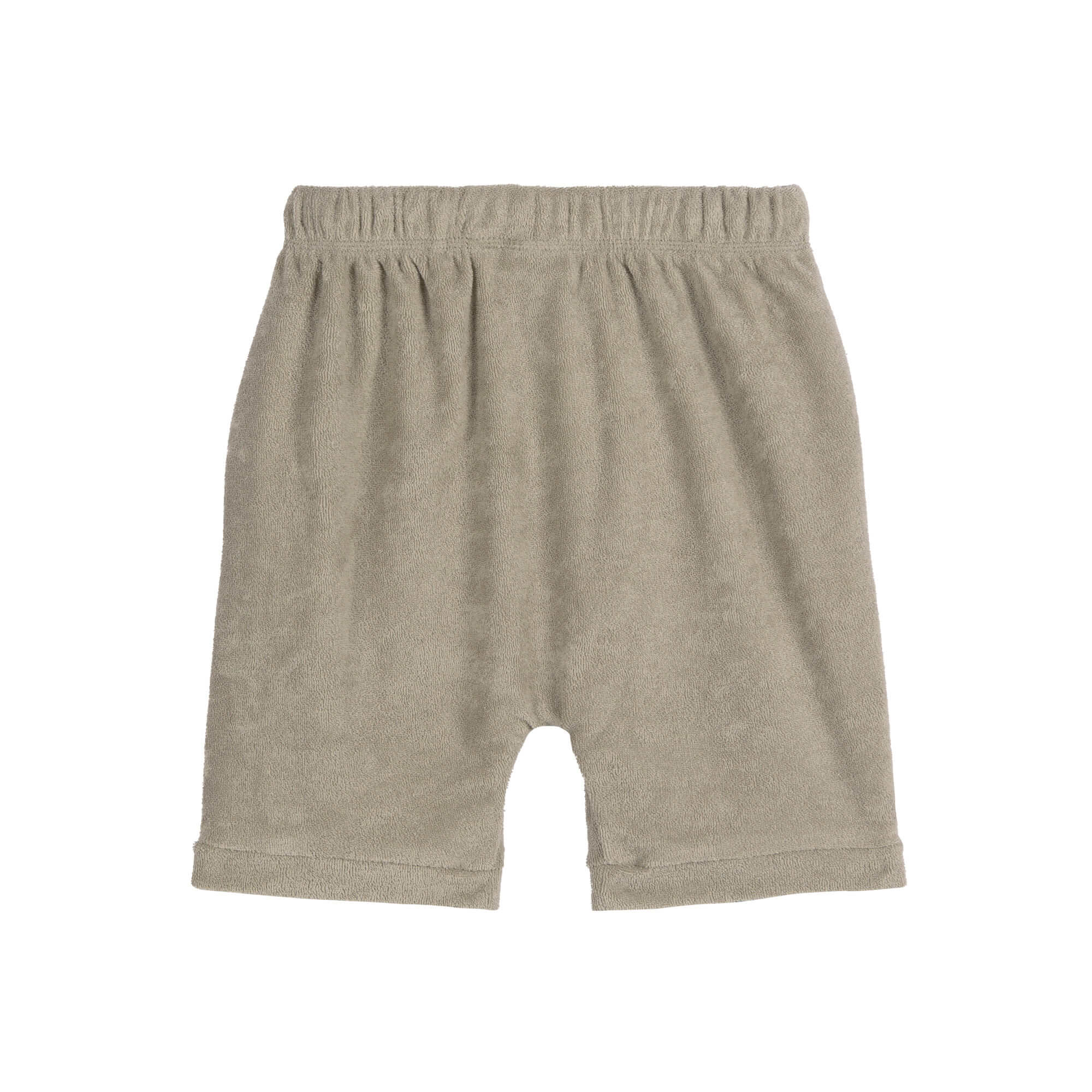Frottee Shorts Kinder, Oliv