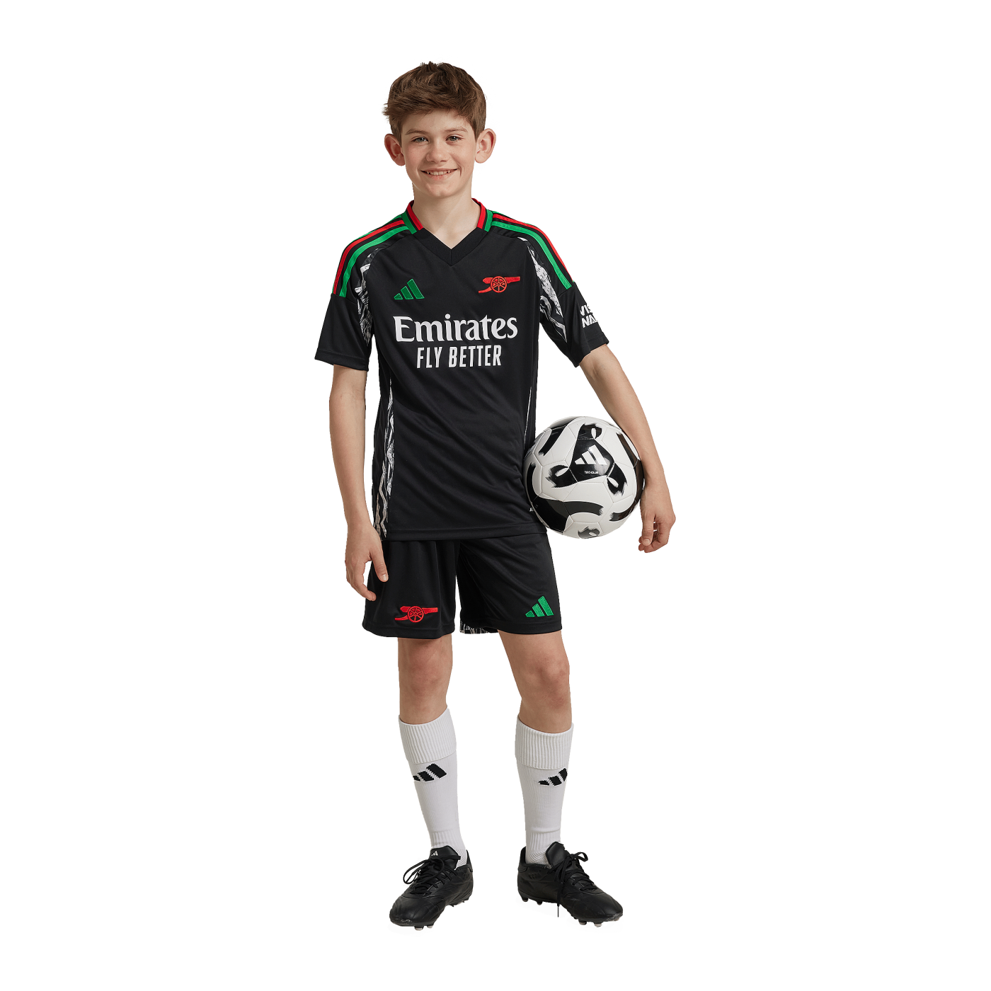adidas FC Arsenal London Short Away 2024/2025 Kids Schwarz