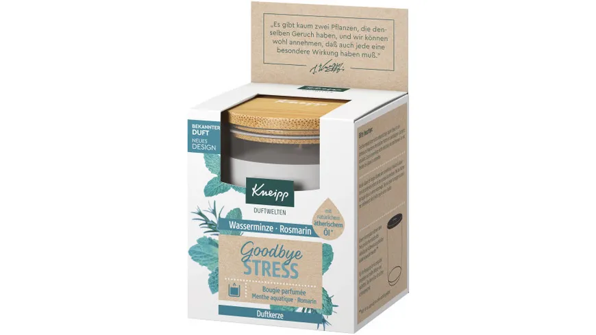 Kneipp Duftkerze Goodbye Stress 145 g