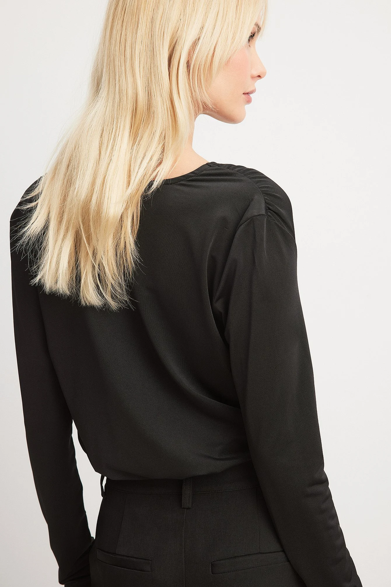 Jersey-Body mit V-Ausschnitt