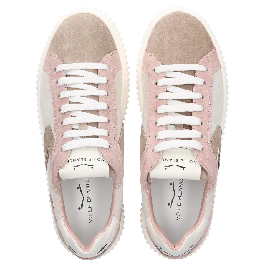 VOILE BLANCHE - Sneaker low LIPARI Veloursleder - pink