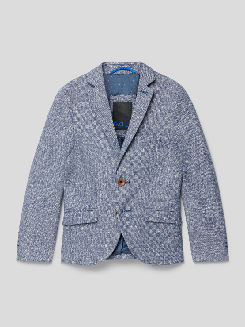 Kinder Blazer mit Reverskragen in hellblau