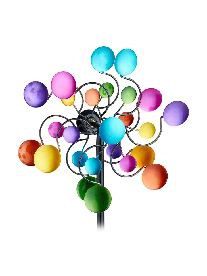 relaxdays Windrad in Bunt - (B)33 x (H)119 x (T)15,5 cm günstig kaufen onesize