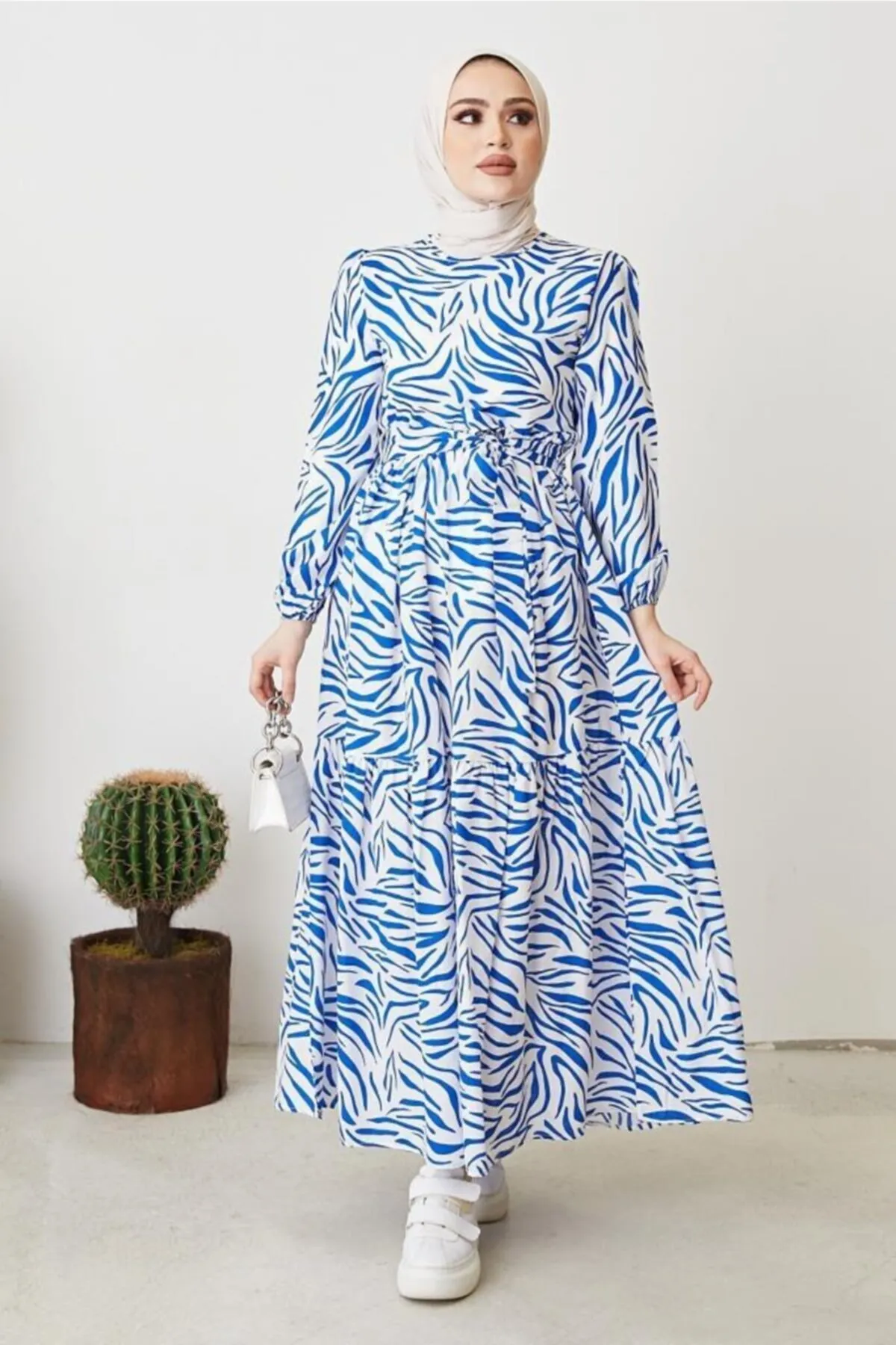 benguen  401 Kleid mit Zebramuster