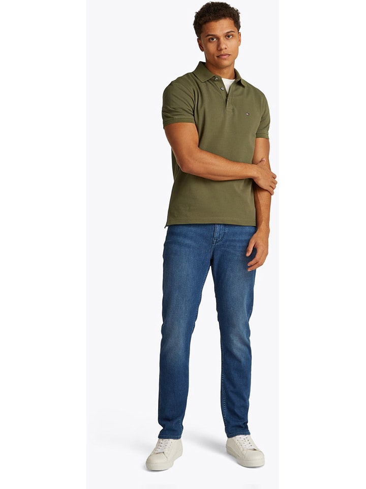 Tommy Hilfiger Poloshirt in Khaki günstig kaufen