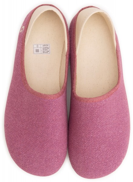 Gottstein ~ Leinen Slipper Slip-On Vegan ~ Pink