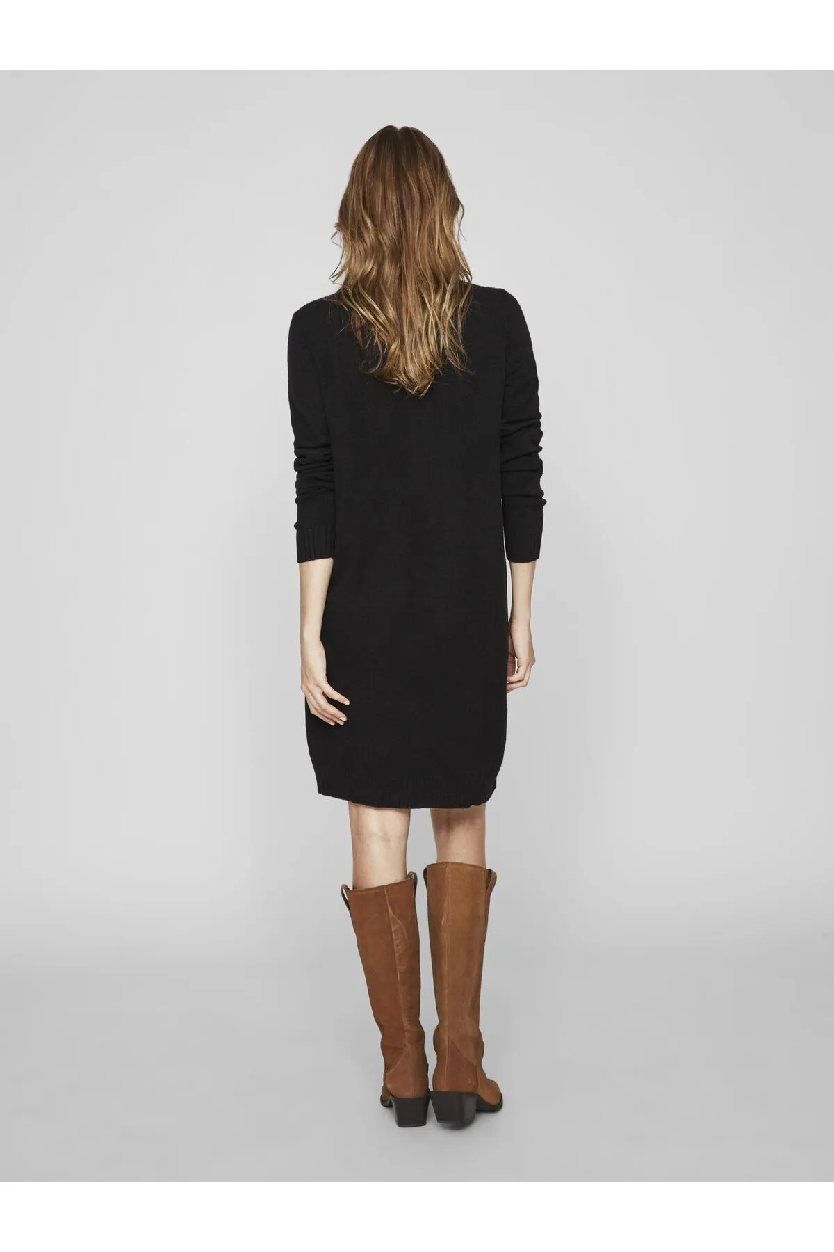 VILA  Langärmeliges Strickkleid