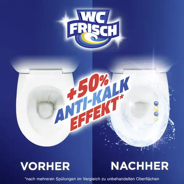 WC Reiniger Kraft-Aktiv Duftspüler Lemon, Super-Pack