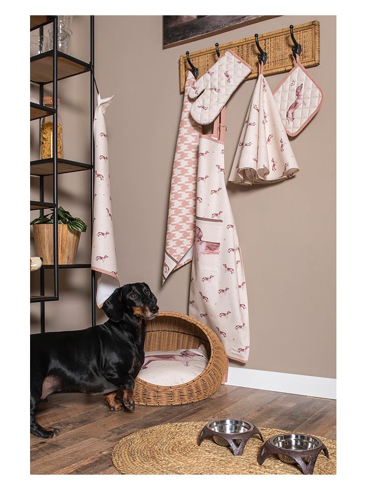 Clayre & Eef Geschirrtuch in Creme - (B)50 x (H)70 cm günstig kaufen onesize