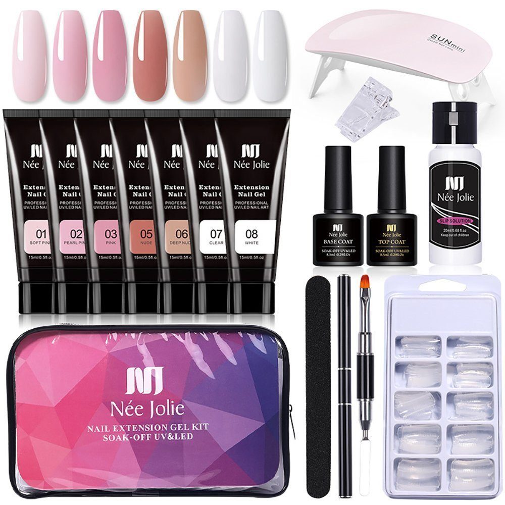 BLAUES MEER Nagellack-Set Nagellack-Set, Nagellack, Nagelwerkzeug, Nagellack-Gel, Nagelzubehör, 1-tlg., Beauty-Kits für Anfänger