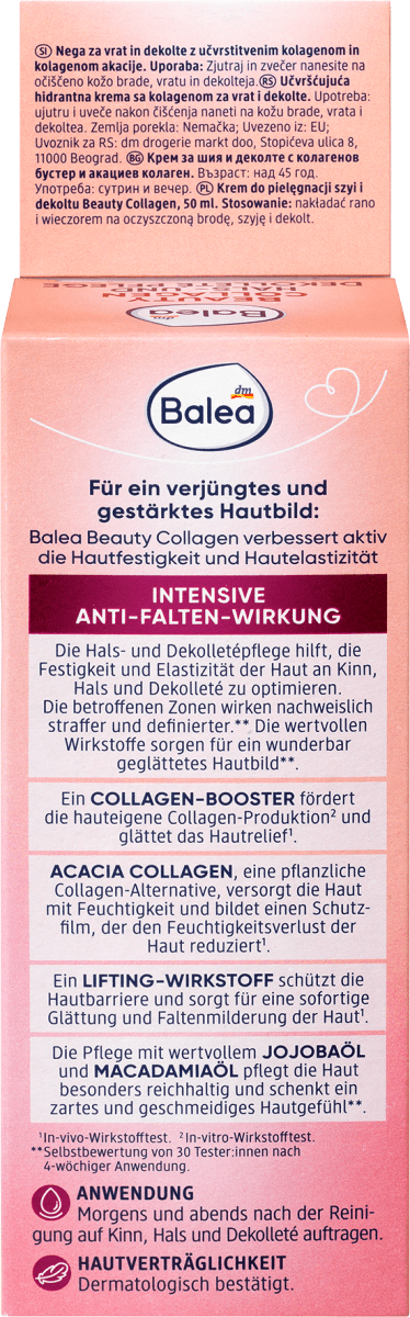 Hals- und Dekolleté Pflege Beauty Collagen, 50 ml