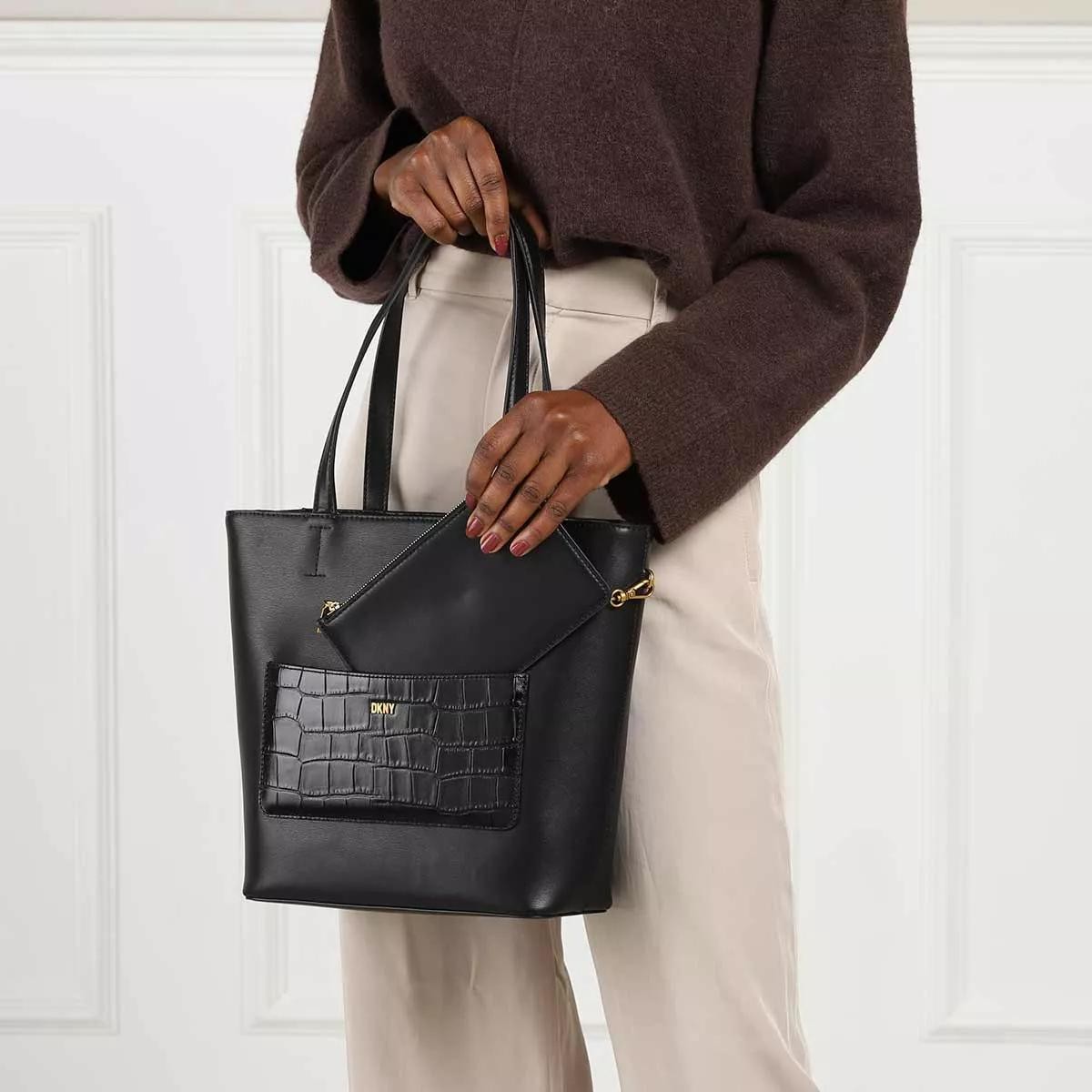 DKNY Handtaschen schwarz Tote