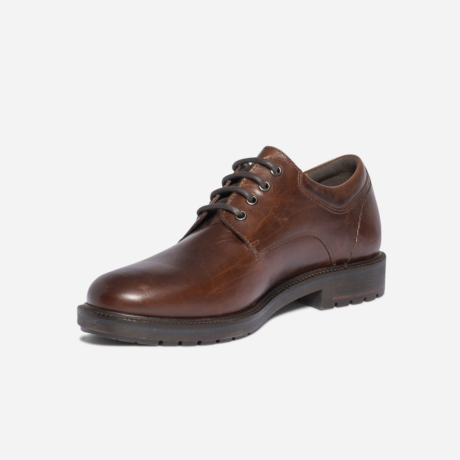 Derby TBS marron en cuir