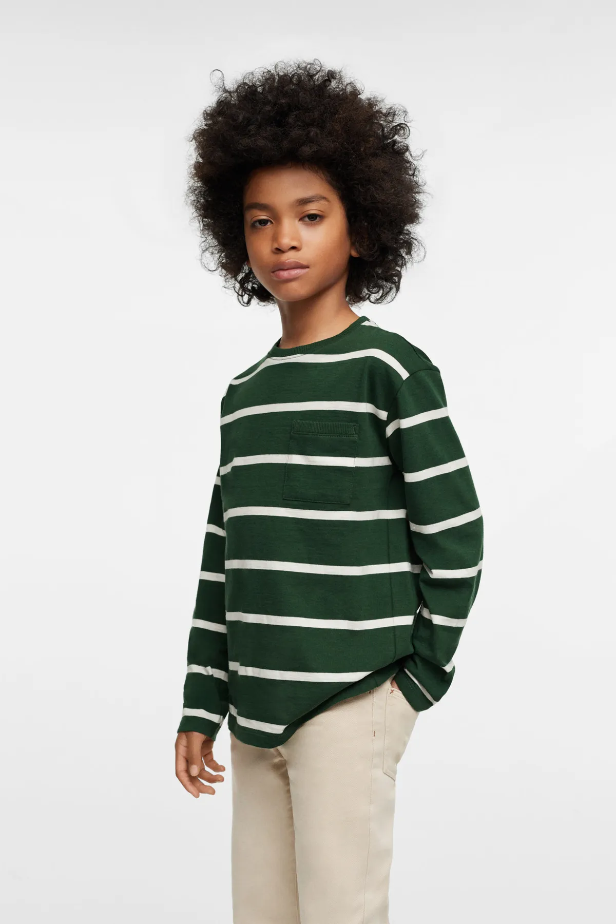 MANGO Kids  37062002 T-Shirts Pastellgrün