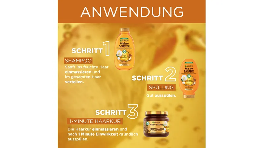 Wahre Schätze Spülung Argan+Camelia Öl 250 ml
