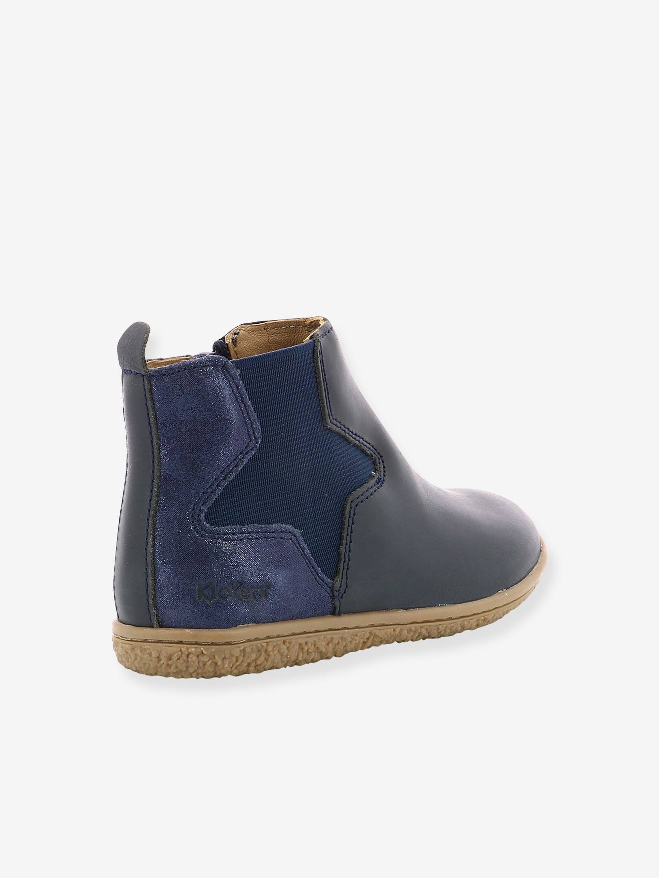 Kickers Mädchen Boots VERMILLON KICKERS - lackschwarz