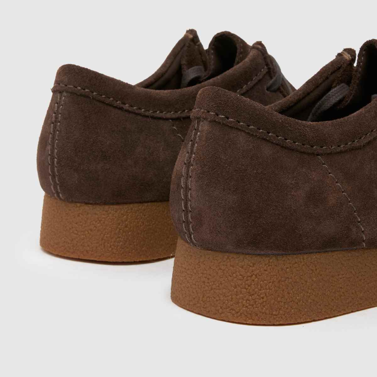 Clarks wallabee Evo sötétbarna cipő