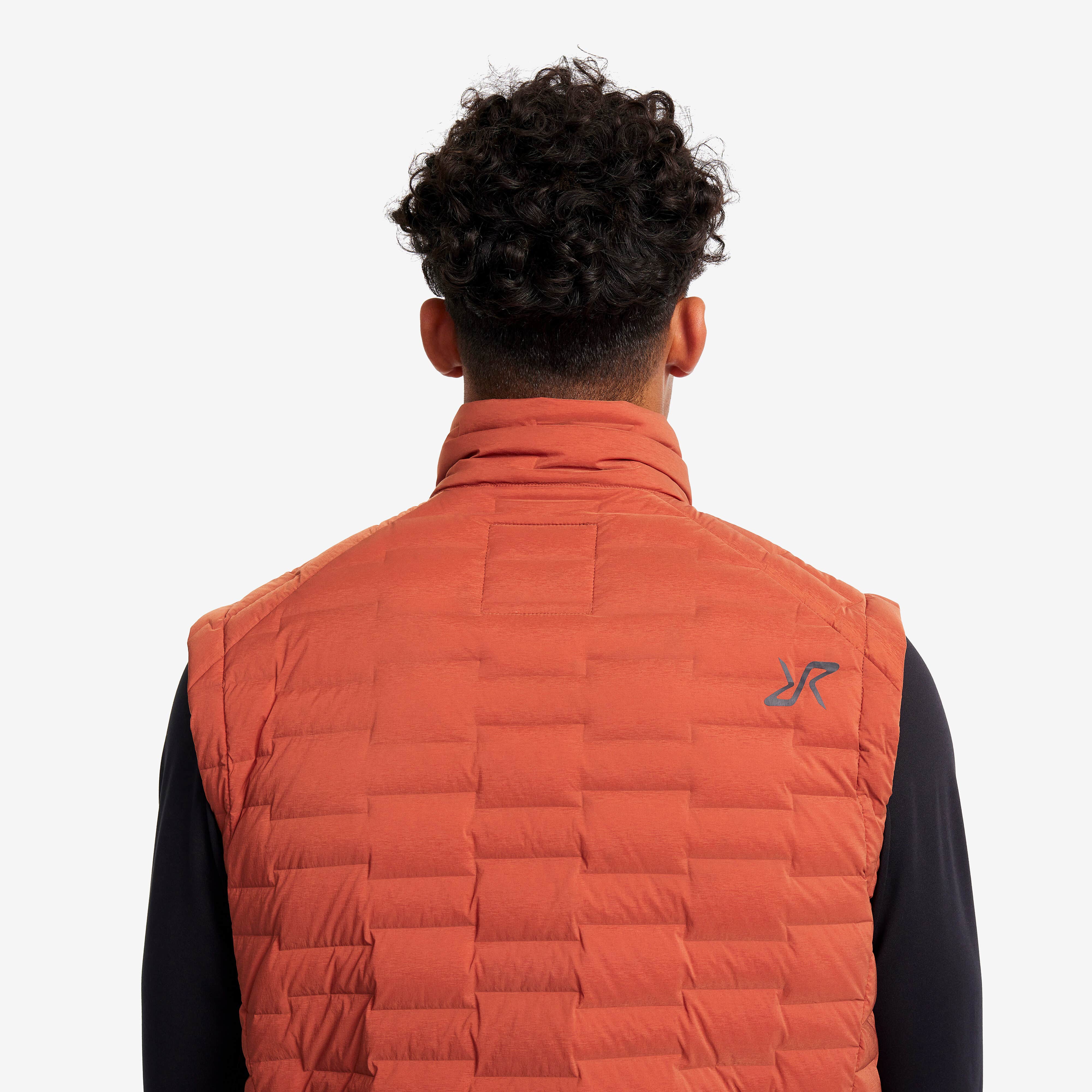 Flex Stretch Down Vest Homme Rusty Orange