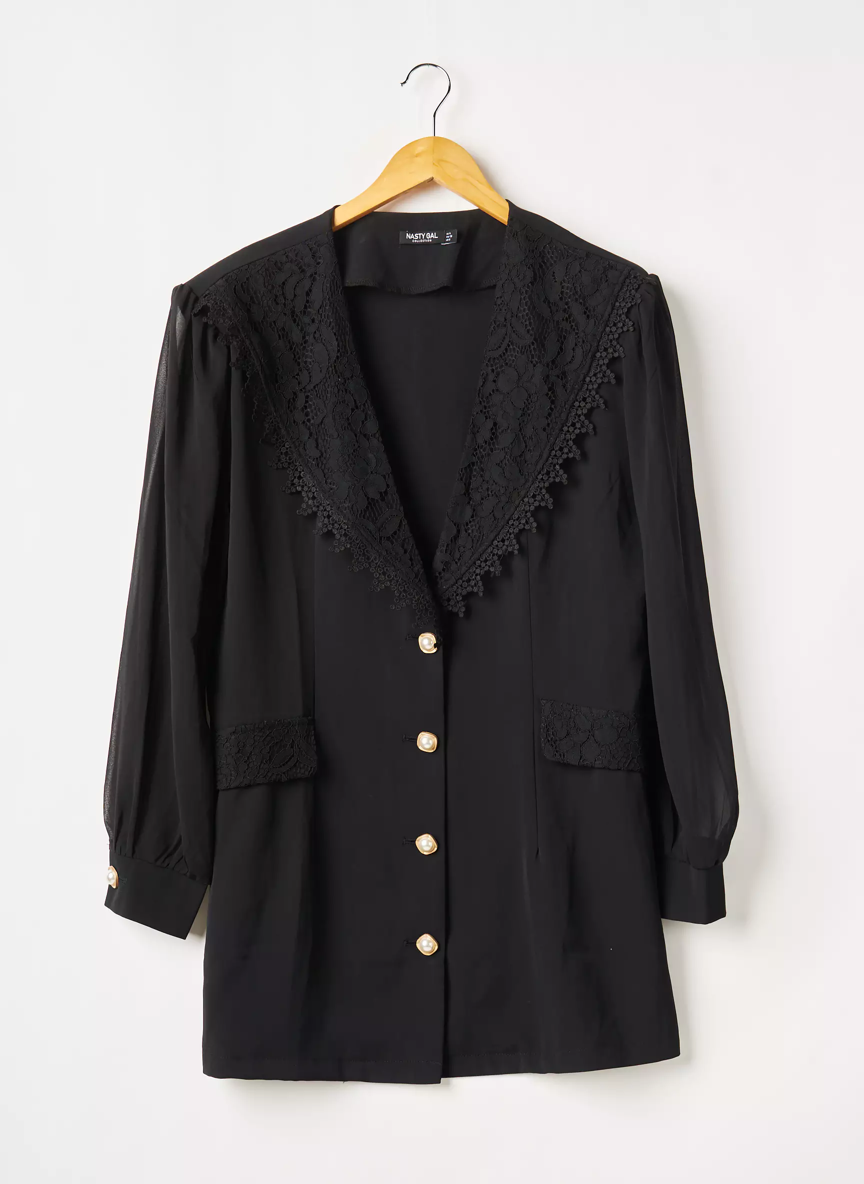 Nasty Gal Vestecasual Femme couleur noir