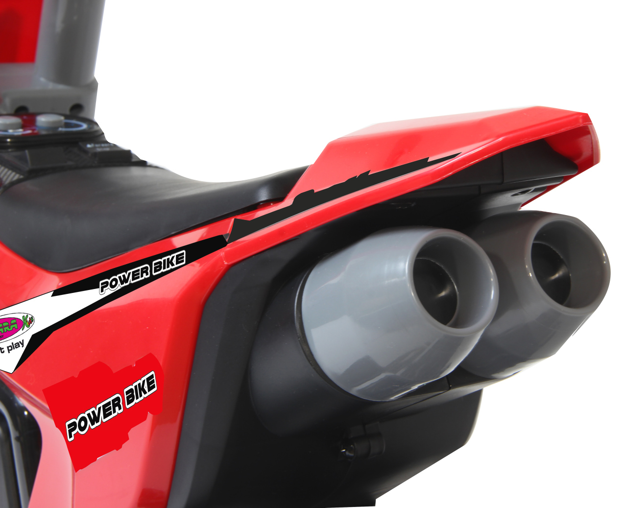 Jamara e.K. JAMARA-460677-Ride-on Motorrad Power Bike rot 6V