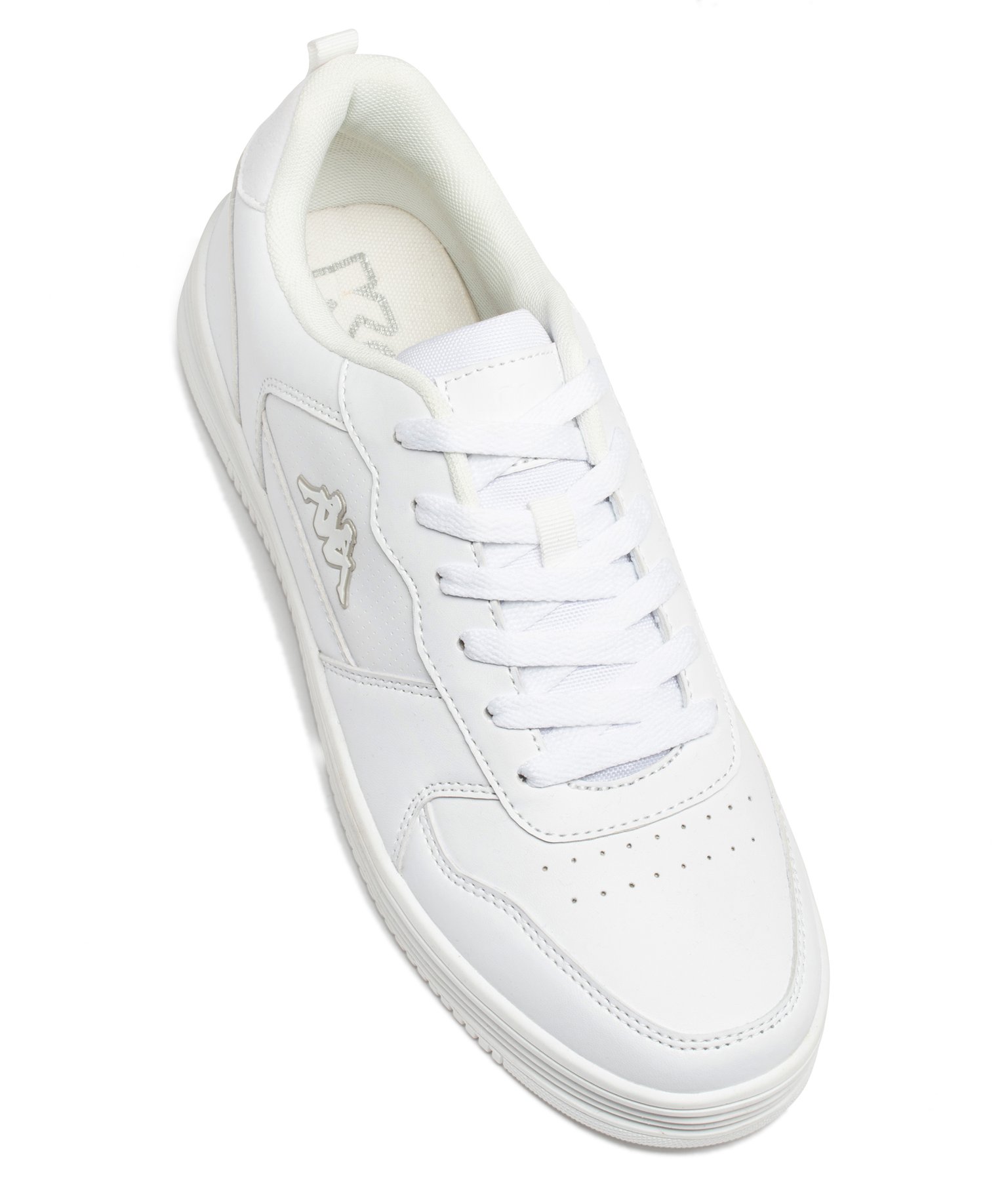 Baskets homme unies à lacets - Kappa blanc | GEMO