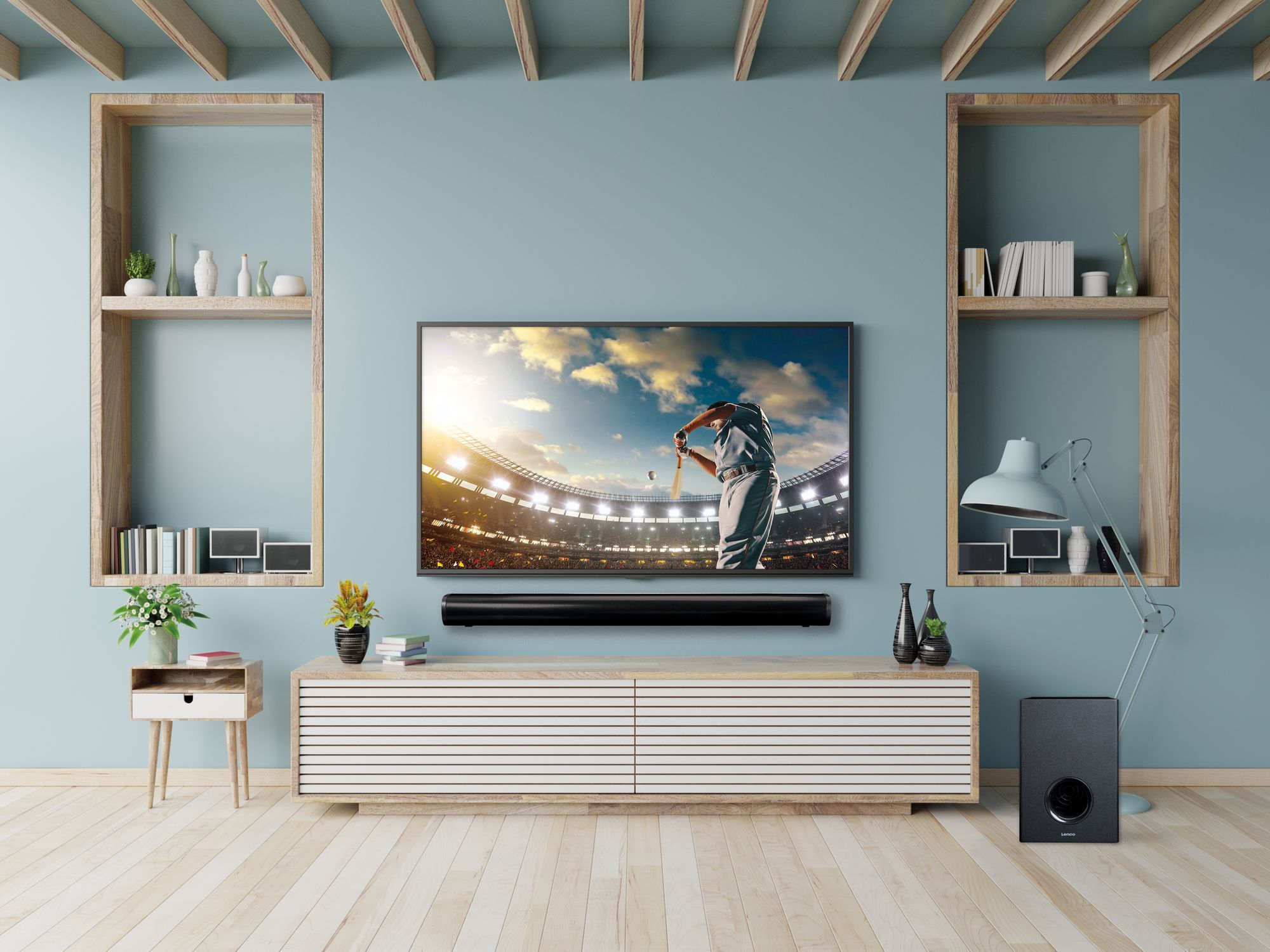 Lenco SBW-801BK Bluetooth-Soundbar