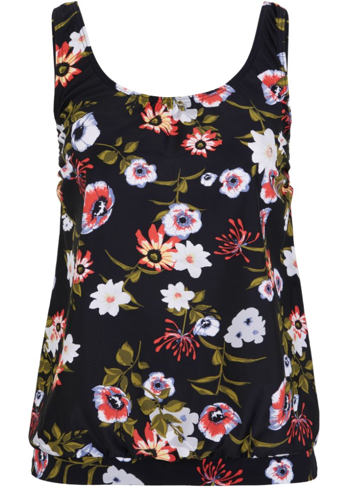 Tankini Oberteil aus recyceltem Polyamid