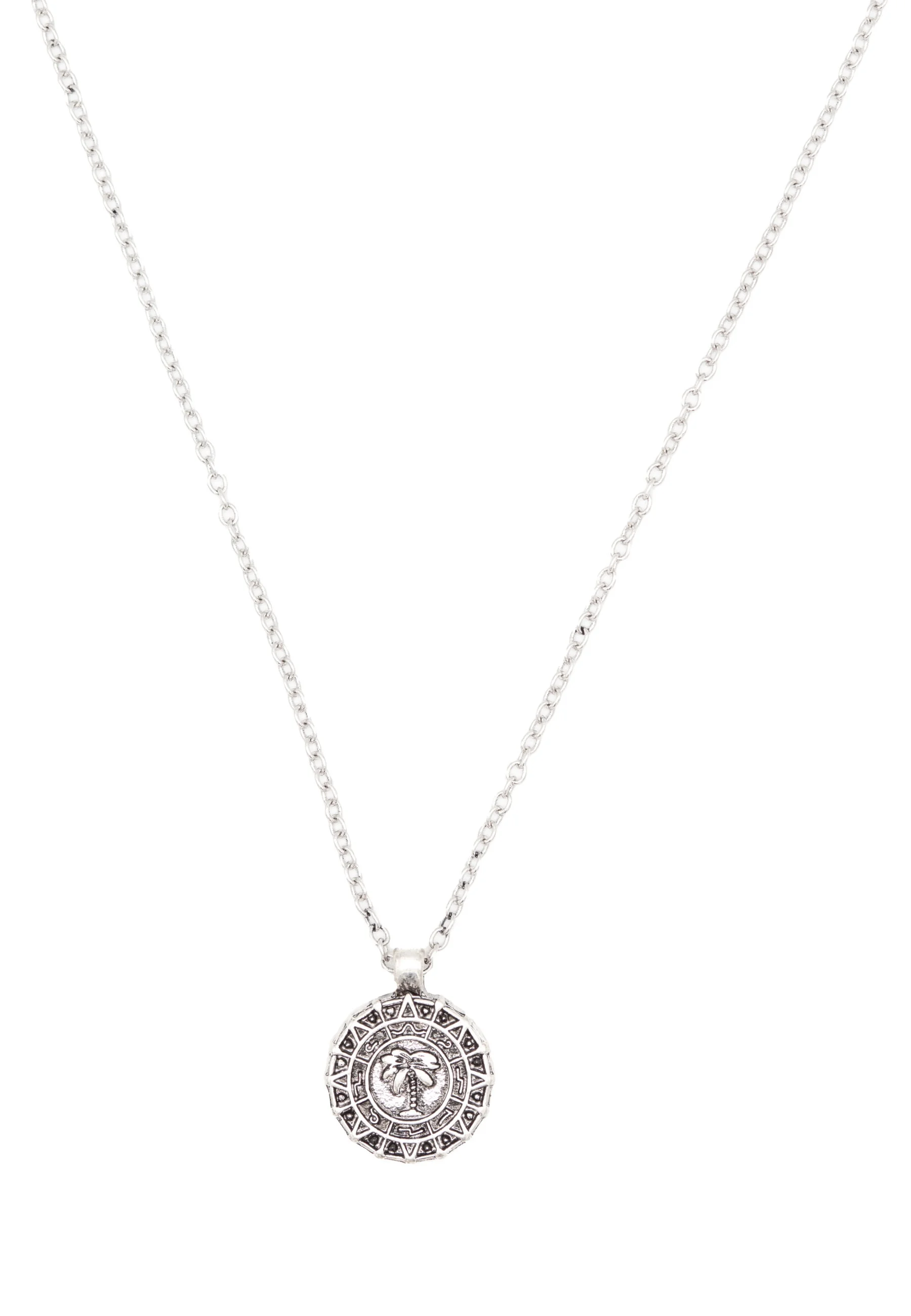Classics77 MONEDA DE PALMA CON MENTALIDAD TRIBU - Collar