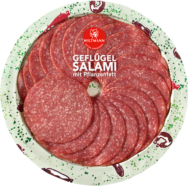 Wiltmann Geflügel Salami mit Pflanzenfett