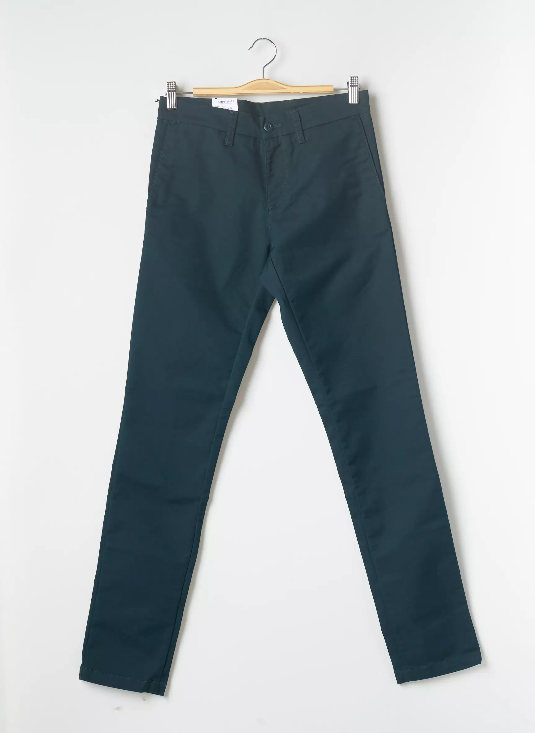 Carhartt Pantalons Chino Homme couleur vert